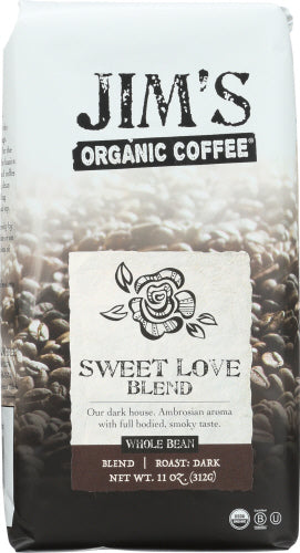Jims Organic Coffee Coffee Bean Swt Love Org