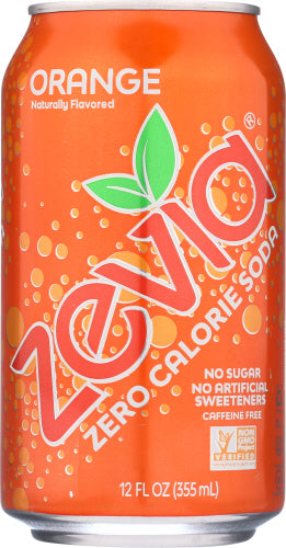 Zevia Soda Orange Ntrl 6pk
