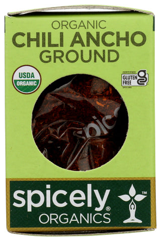 Spicely Organics Spice Chli Ancho Grnd Box