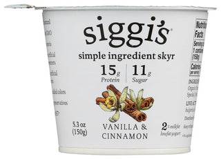 Siggis Yogurt 2 Prcnt Vnlla Cinn