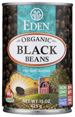 Eden Foods Bean Can Black Ns Org
