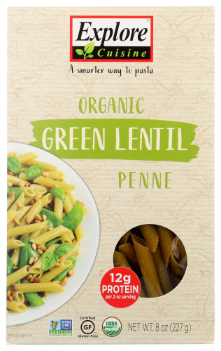 Explore Cuisine Pasta Green Lentil Penne