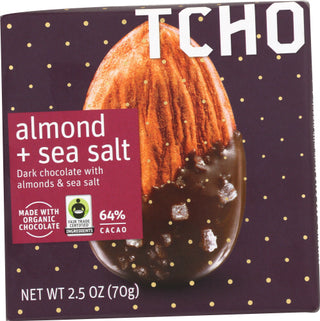 Tcho Choc Bar Drk Almd Sslt