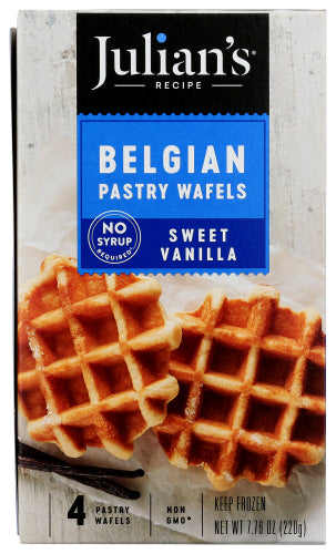 Julians Recipe Waffle Nat Blgn Vnla