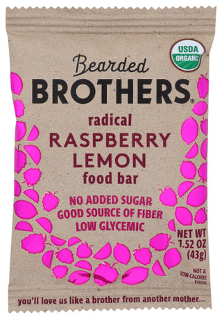 Bearded Brothers Bar Radcl Rasp Lemon Org