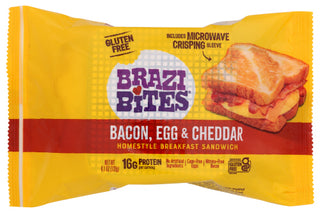 Brazi Bites Sandwich Bacon Egg Chedda