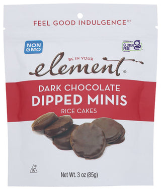 Element Snacks Rice Cake Mini Dk Choc