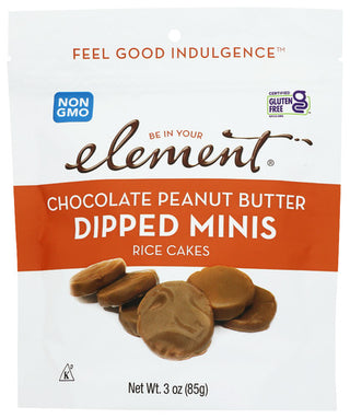 Element Snacks Rice Cake Choc Pnut Btr