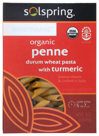 Solspring Pasta Penne Drm Wht Org