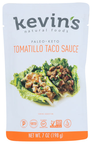Kevins Natural Foods Sauce Tomatillo Taco