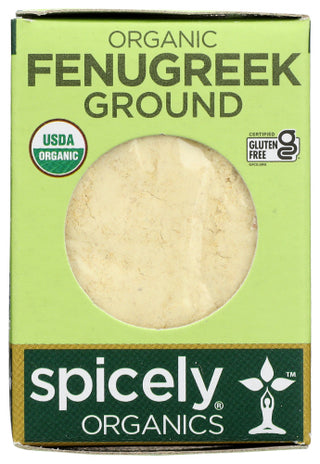 Spicely Organics Spice Fenugreek Grnd Box