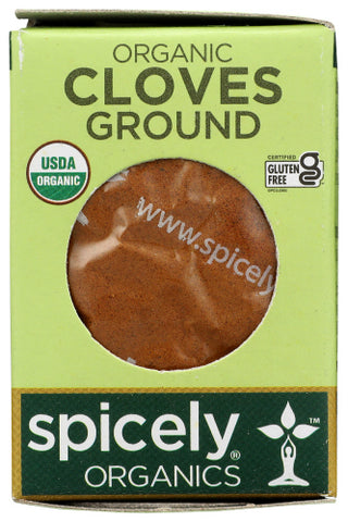 Spicely Organics Spice Cloves Ground Box