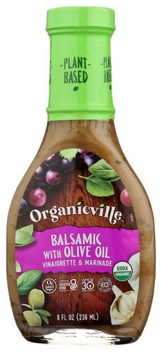 Organicville Drssng Vngrt Ooil Balsmc Org
