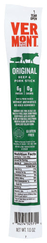 Vermont Smoke Beef & Pork Stick Orig