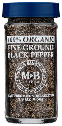 Morton & Bassett Pepper Blck Grnd Fine Org