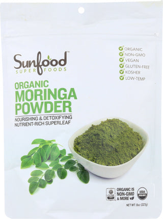 Sunfood Superfoods Moringa Pwdr Org