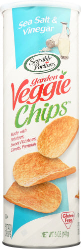 Sensible Portions Chip Veg Slt Vngr Canster
