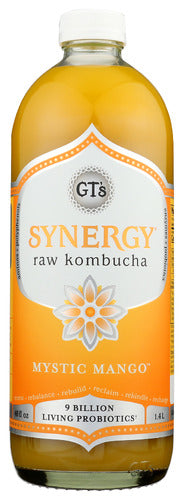 Gt Enlightened Synergy Kombucha Mystic Mango
