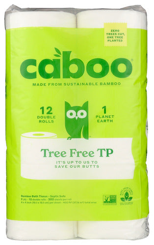 Caboo Tissue Bath 12pk 300 Sht