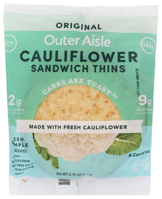 Outer Aisle Gourmet Thins Cauliflower Orig
