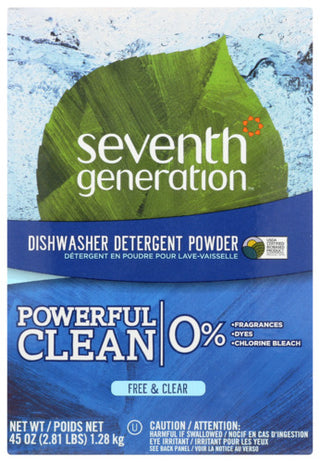 Seventh Generation Dishwash Auto Pwdr Fr Clr