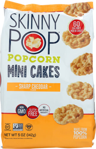Skinny Pop Popcorn Mini Cak Shp Chdr