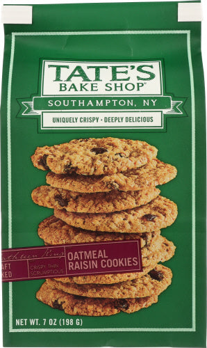 Tates Cookies Oatmeal Raisin