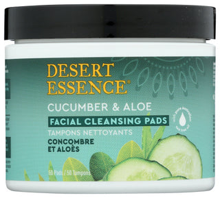 Desert Essence Pad Cleansing Ccmbr Aloe