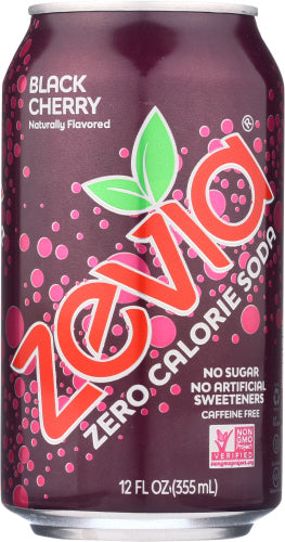 Zevia Soda Blk Chry Zero Ntrl 6pk