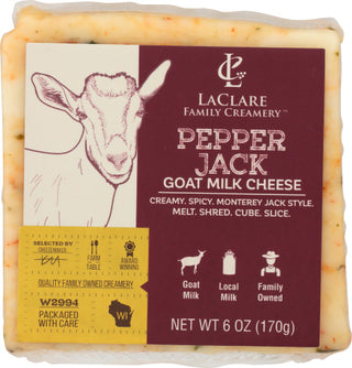 Laclare Farms Cheese Goat Pepper Jack