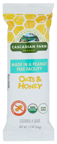 Cascadian Farm Bar Honey & Oats 5ct