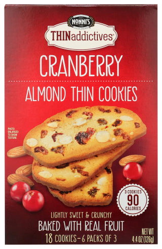 Nonnis Thins Cranberry Almond