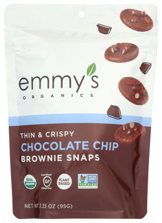 Emmysorg Brownie Snap Chc Chip Org