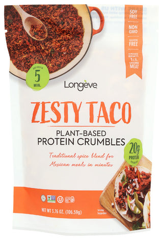 Longeve Brands Protein Crumble Taco