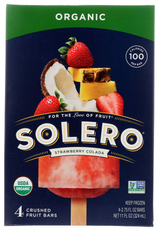 Solero Bar Strawberry Colada Org