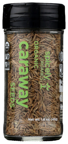 Spicely Organics Spice Caraway Seeds  Jar