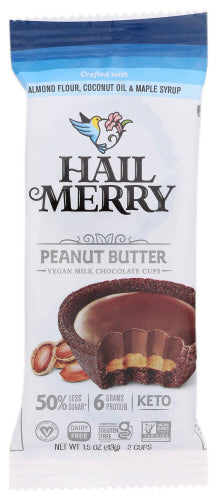 Hail Merry Cups Choc Pnut Btr 2ct
