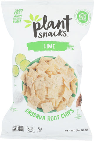 Plant Snacks Brand Chip Cassava Root Lime