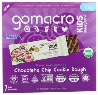Gomacro Bar Cc Ckie Dgh Kids 7pk