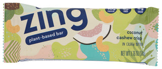 Zing Bars Bar Cocont Cashw Crisp Gf