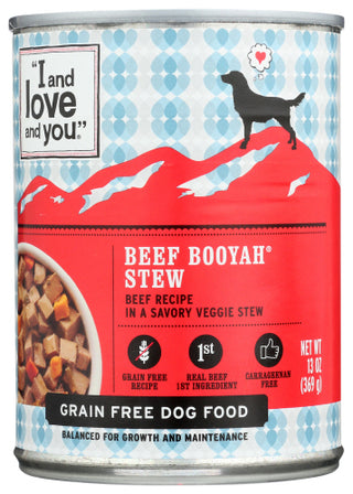 I&love&you Dog Food Can Beef Booyah Stew