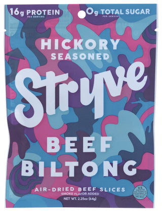 Stryve Protein Snacks Biltong Sliced Smoked
