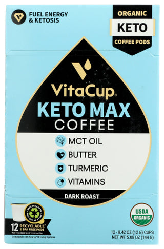 Vitacup Coffee Pods Keto Max