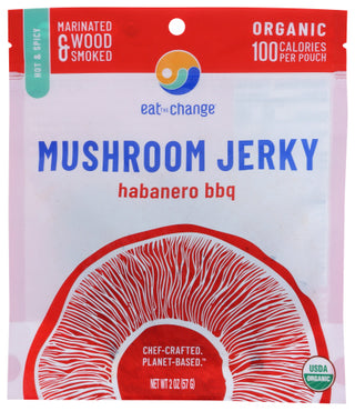 Eat The Change Jerky Mshrm Habanero Bbq