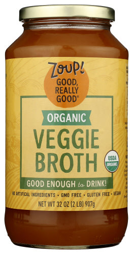 Zoup Good Really Broth Veggie Org