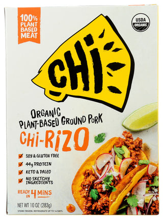 Chi Foods Pork Grnd Plntbsd Chrzo