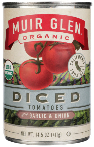 Muir Glen Tomato Diced Grlc Onion