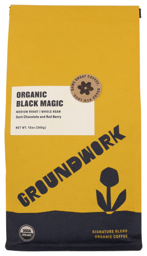 Groundwork Coffee Coffee Wb Blk Mgc Esp Org