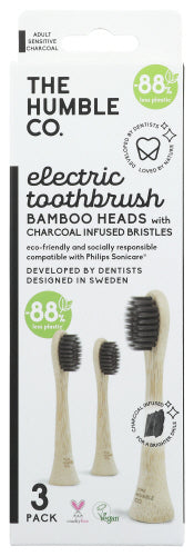 The Humble Co Toothbrush Head Charcoal