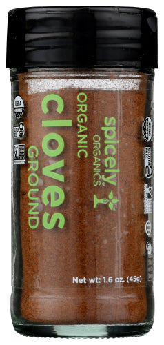 Spicely Organics Spice Cloves Ground Jar